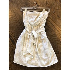 Express Strapless Floral Dress